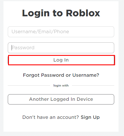 Enter your credentials and login back. 9 Ways to Fix Roblox Error Code 529