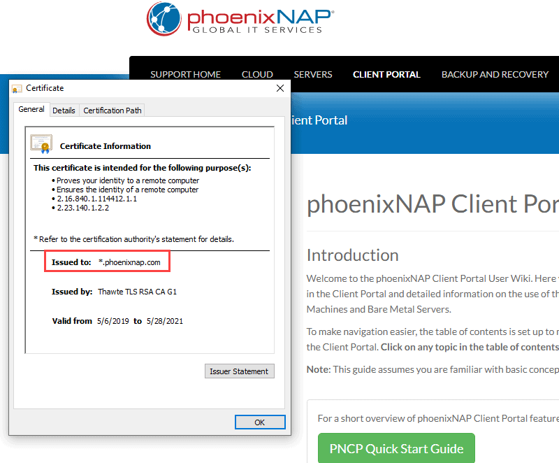 An example of a wildcard ssl certificate.