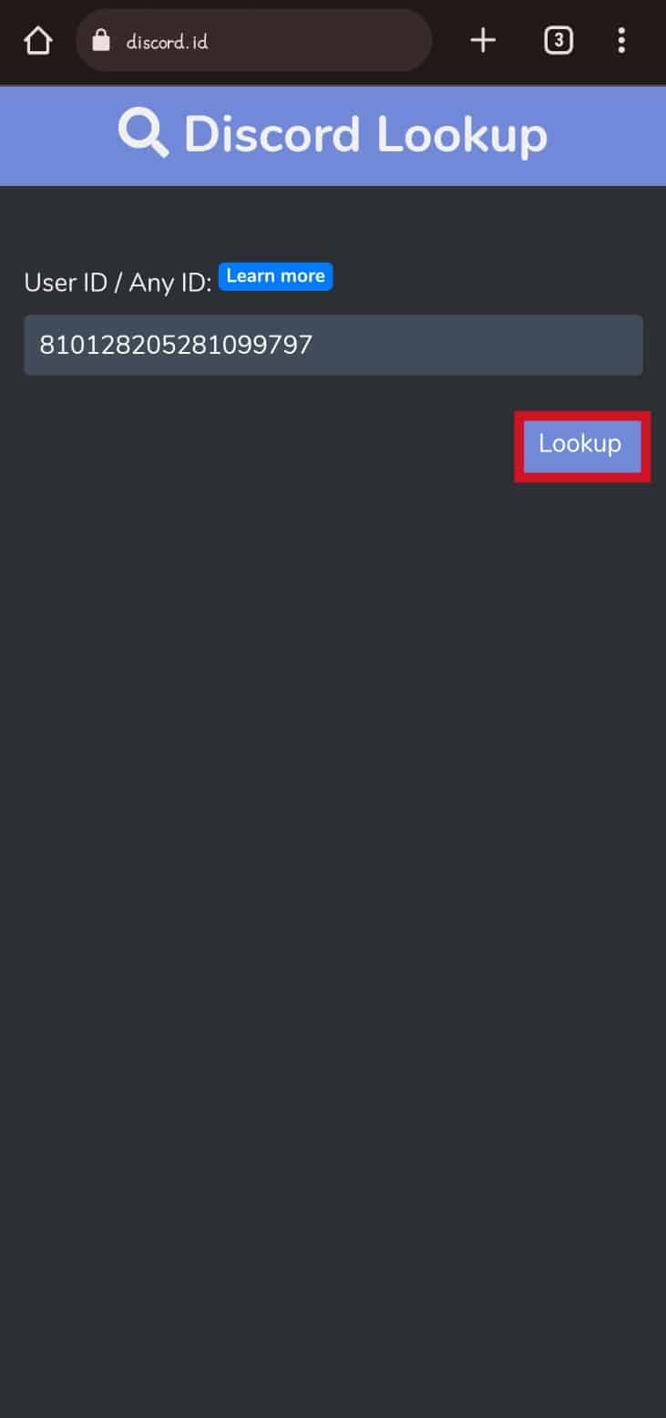 Tap on the Lookup option. How to Change Age on Discord