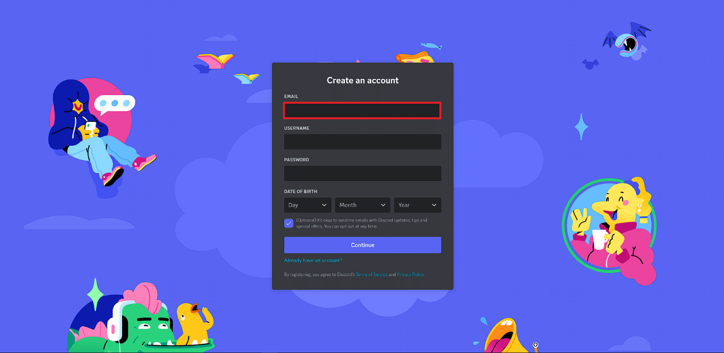 Enter an alternative Email address under Email. How to Change Age on Discord