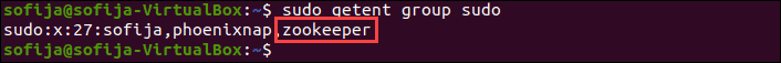 List members of sudo users.