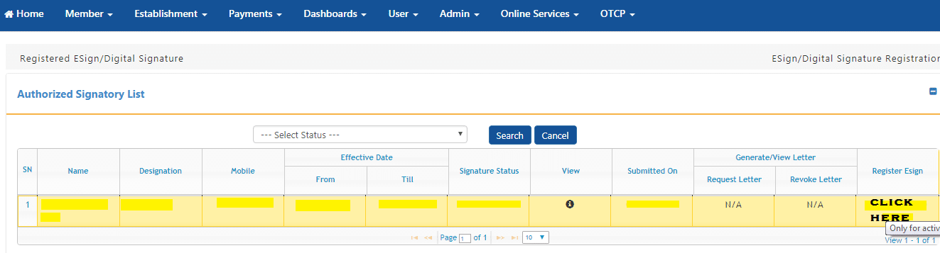 How To Register Aadhar Based E Sign At PF Unified Portal