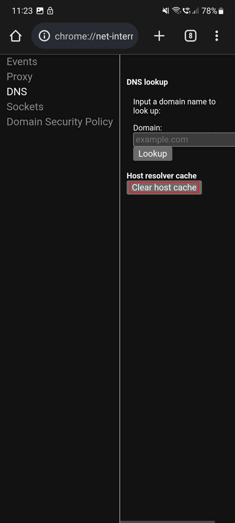 clear host cache. How to Clear DNS Cache on Android
