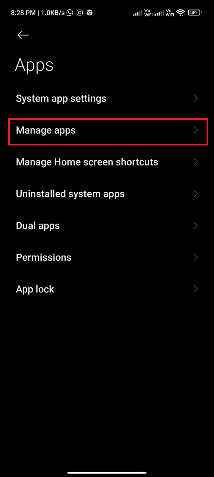 navigate to Apps and Manage apps. 10 Ways to Fix Google Photos Not Showing All Photos