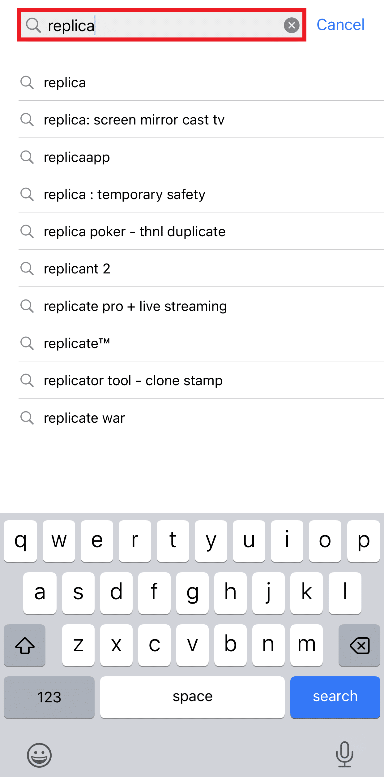 search replica in the search bar. How to Mirror iPhone to Samsung TV for Free
