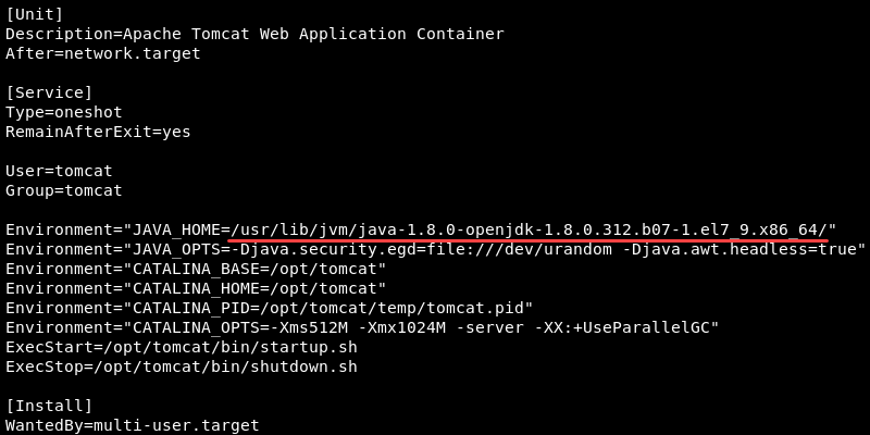 tomcat.service file centos