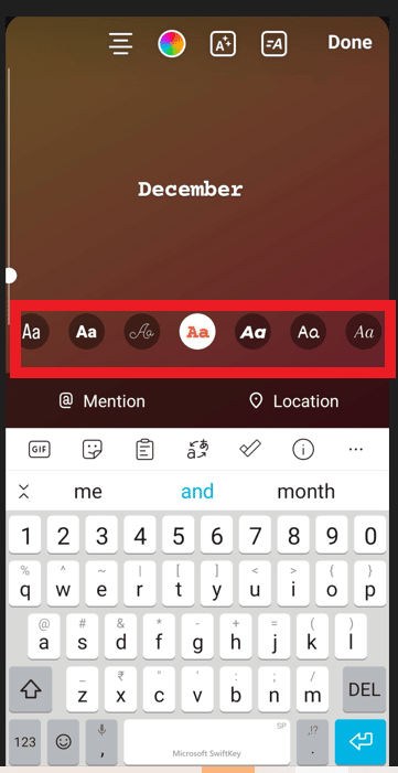 Choose the font that you like