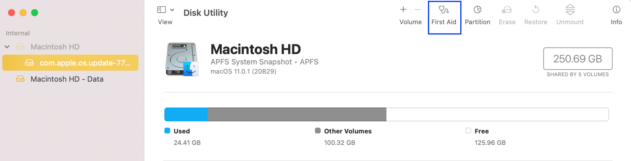 Most amazing tool within Disk Utility is First Aid. 