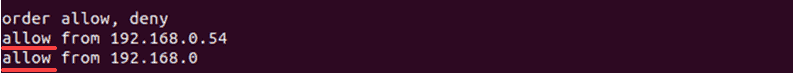 allow ip addresses example