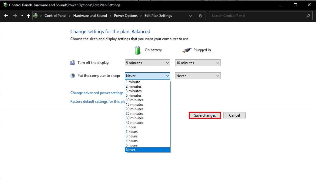 Click on Save changes. Fix Microsoft Teams Keeps Saying I’m Away but I’m Not Error