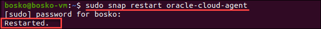 Restart all services.
