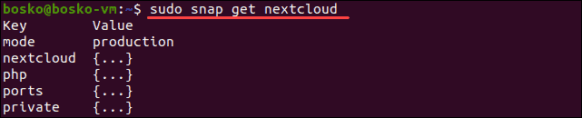See a snap’s configuration options.
