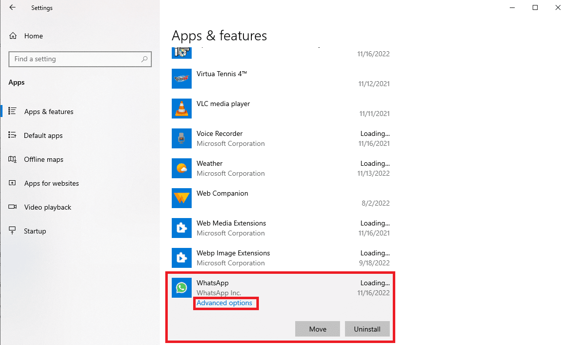 click on Advanced options. 11 Ways to Fix Desktop WhatsApp Not Opening on PC 