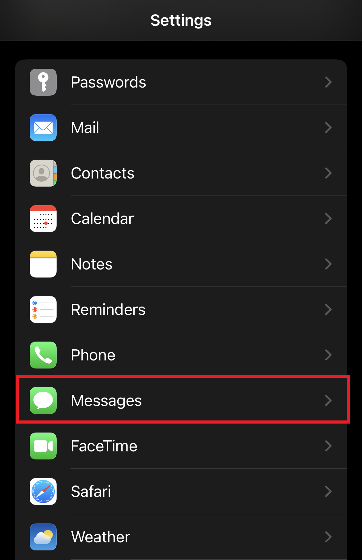 Open Messages