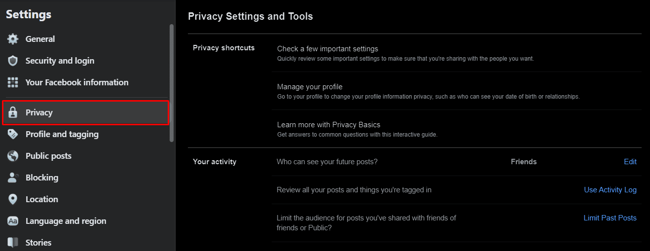 You can find most of your Facebook account privacy settings under the Privacy tab, to Switch to the Privacy tab click on the Privacy option on the left menu bar. How Do You Turn Off Live on Facebook? 15