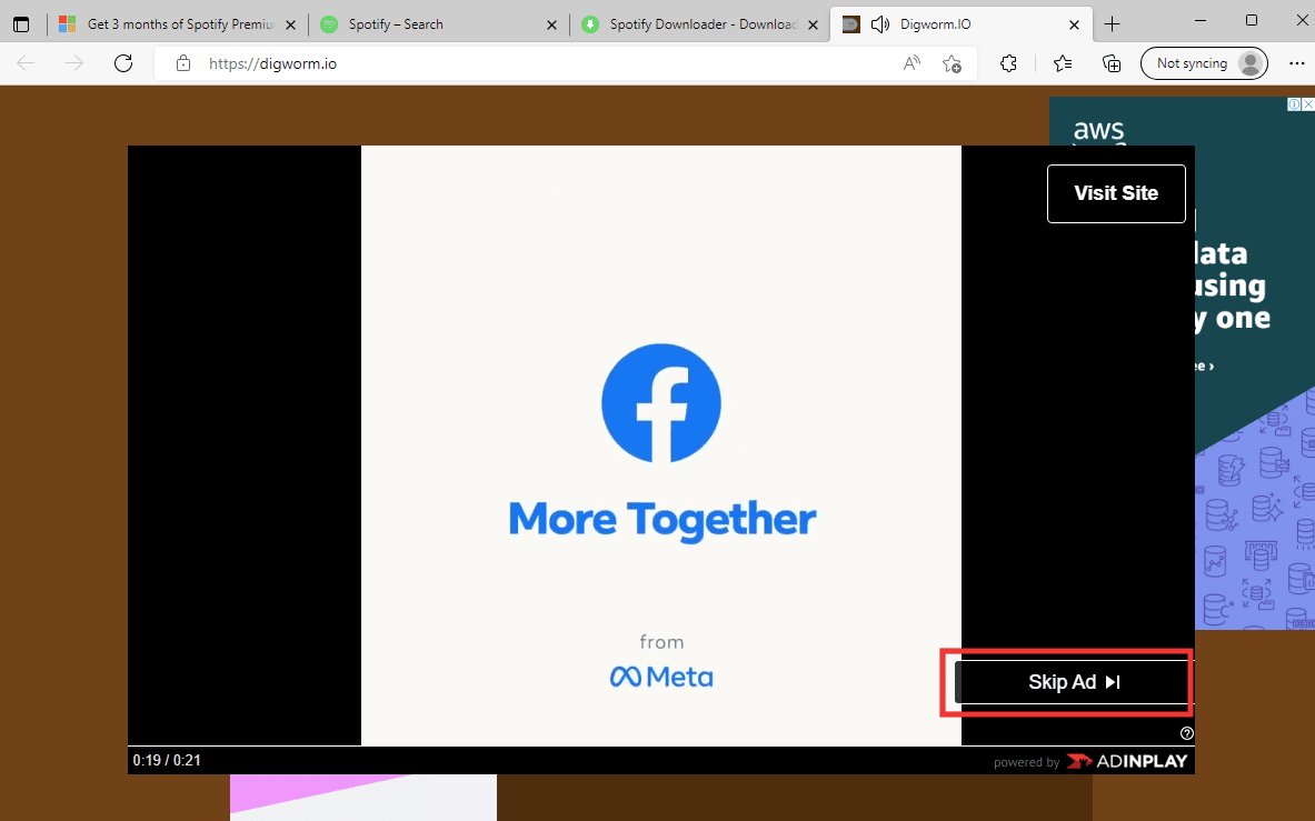 Click on Skip Ad. 9 Ways to Get Spotify Premium Free Forever