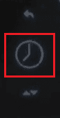 Swipe up and tap on the Clock icon | changing time on Vivofit