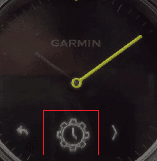 tap on the Clock icon