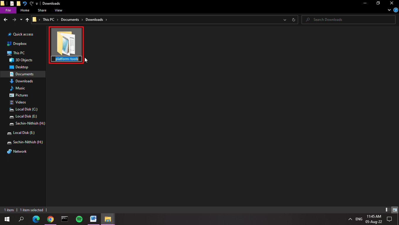Rename the file