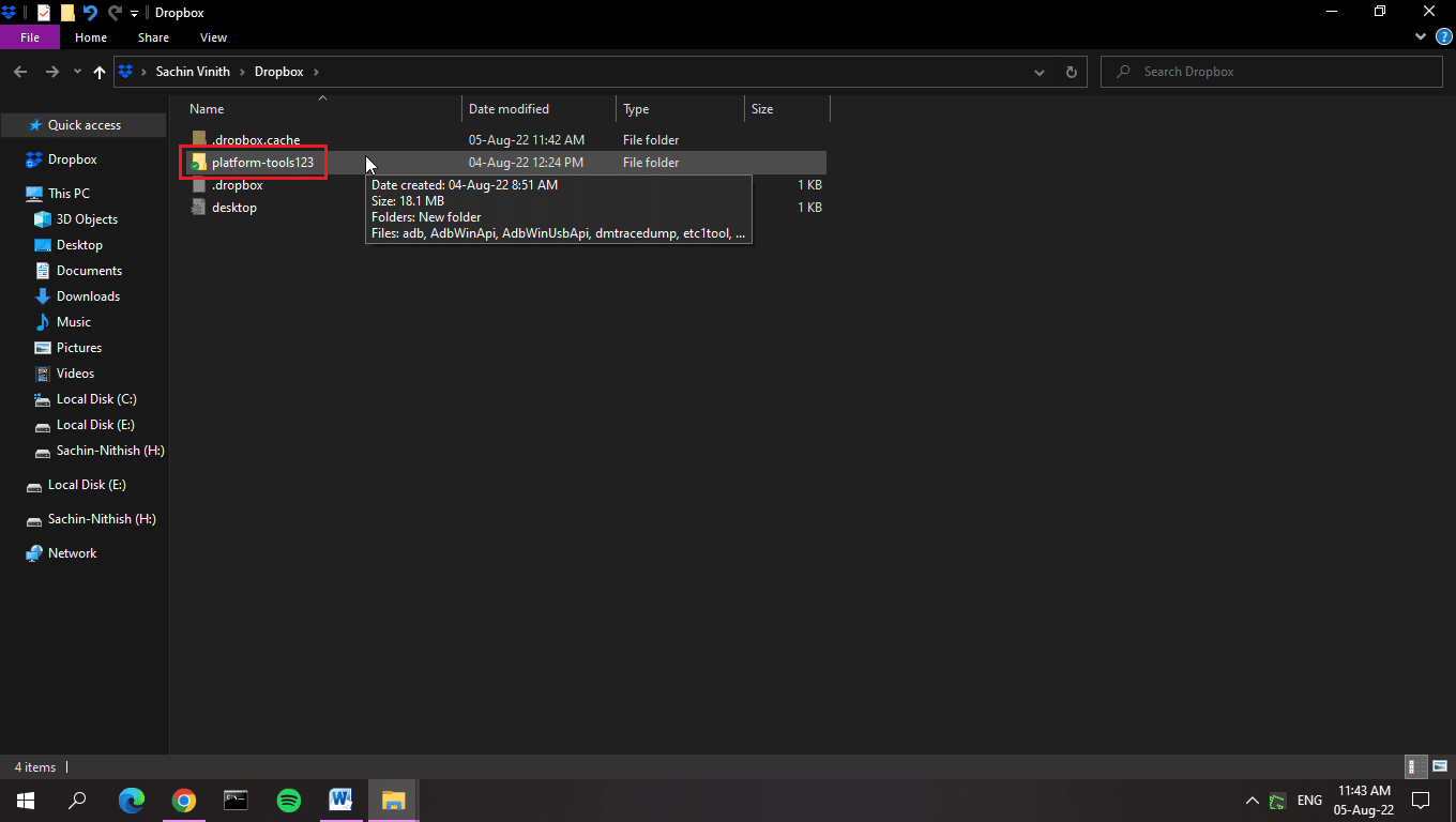 upload that file or folder to Dropbox. Fix Dropbox Error 400 Message in Windows 10