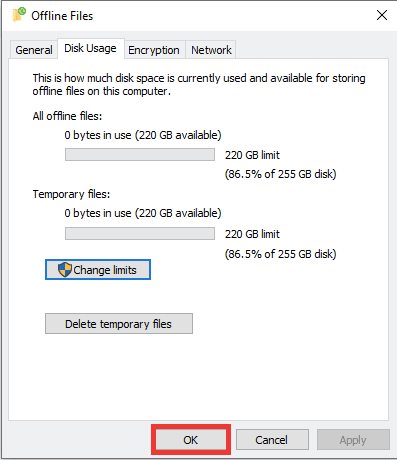 click on OK. Fix Error 0x80070718 in Windows 10