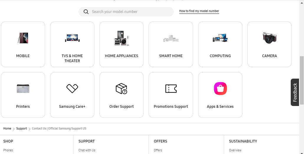 contact the support team of the Samsung Galaxy