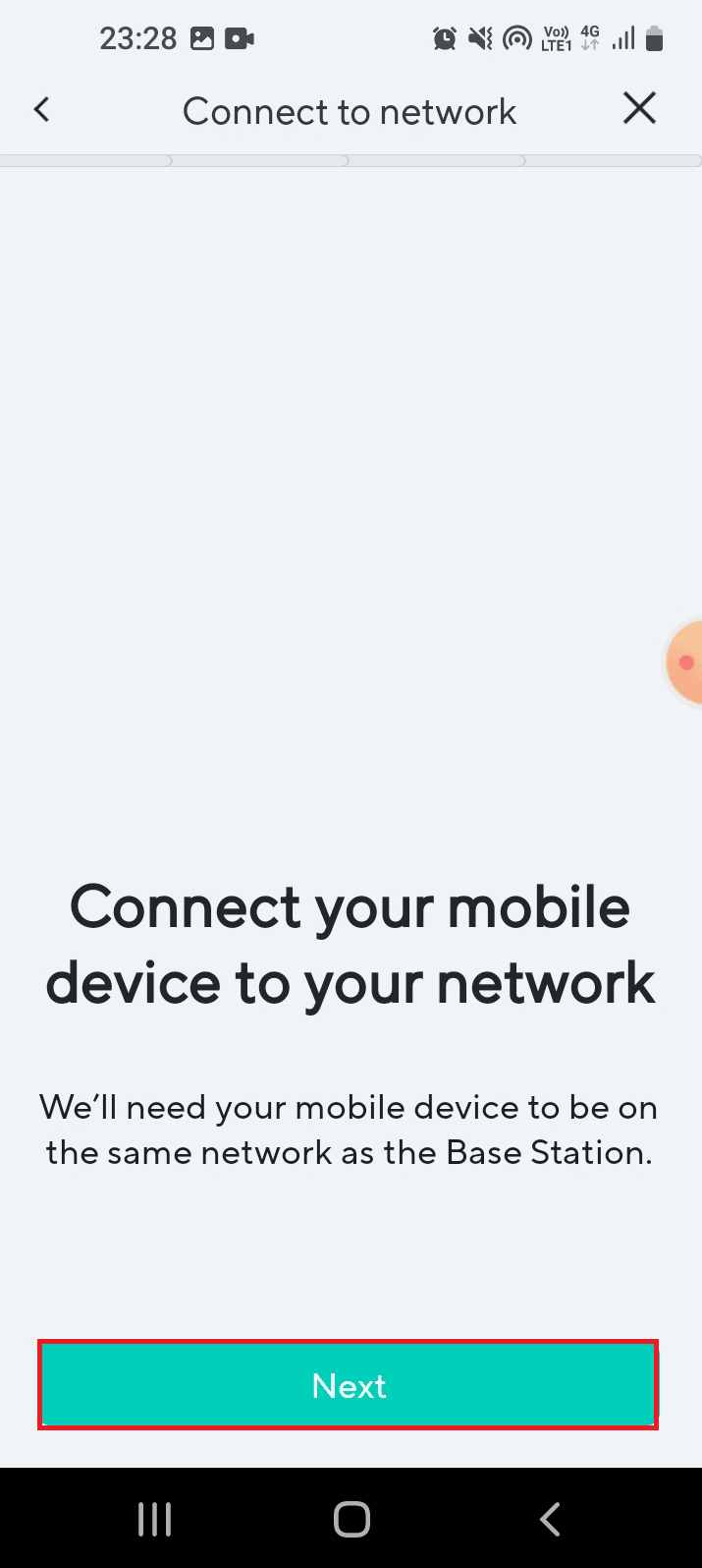 Tap on the Next button 