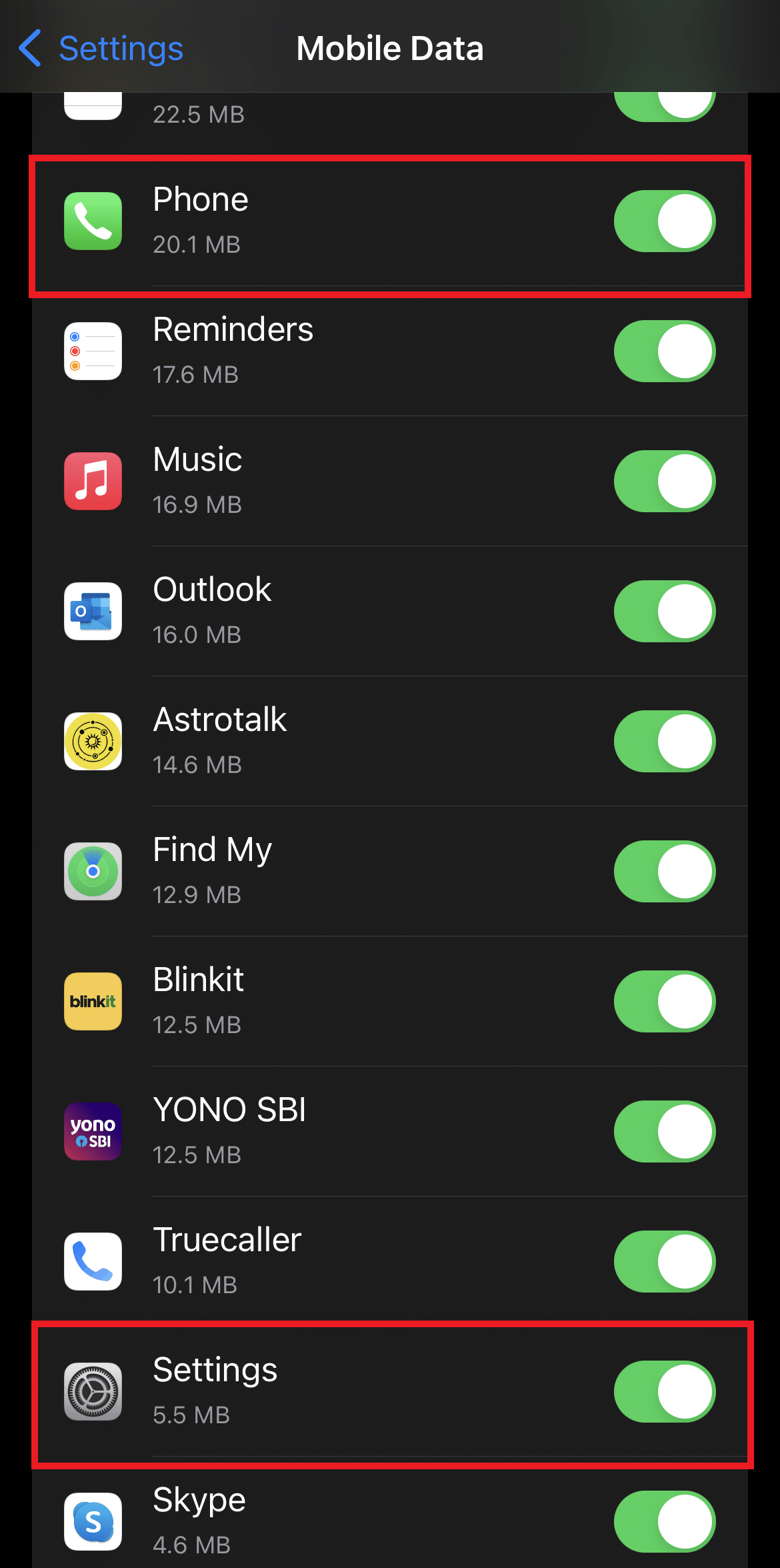 Ensure toggle buttons for Phone and Settings are on. 11 Ways to Fix Visual Voicemail is Currently Unavailable Error