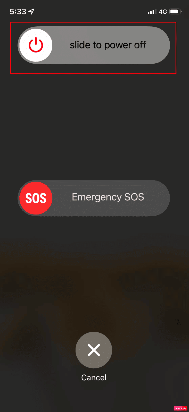 Restart iPhone 
