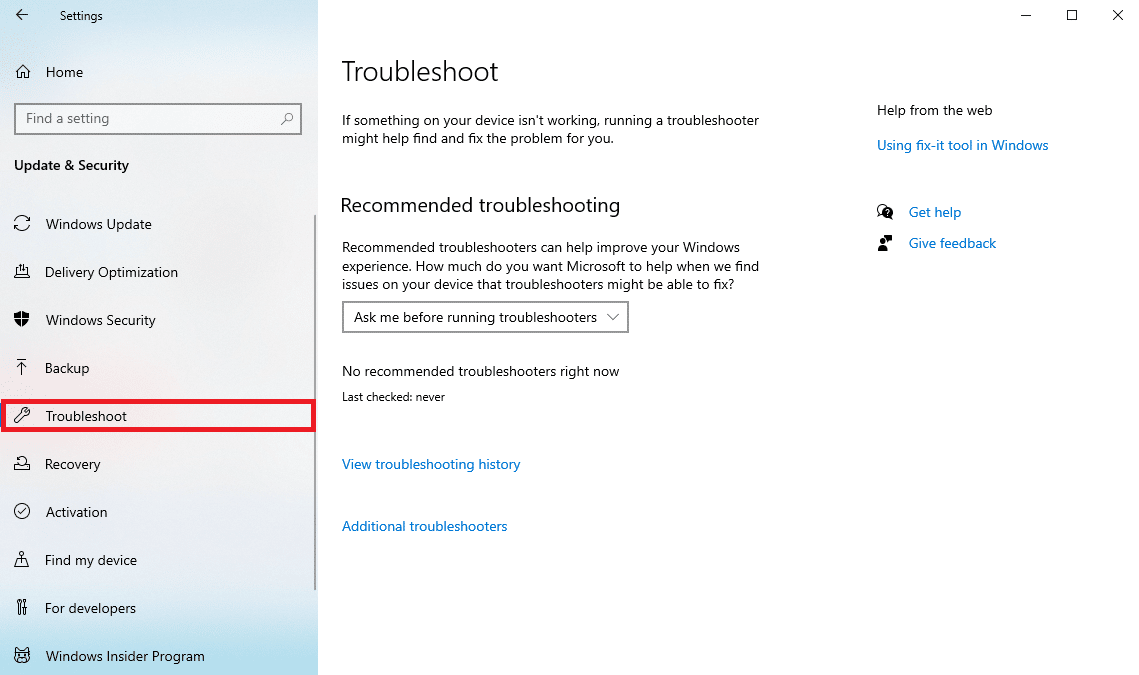 navigate to Troubleshoot. Fix Error Code u7121 3202 in Netflix