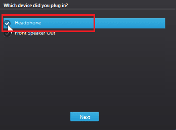 select headphone 