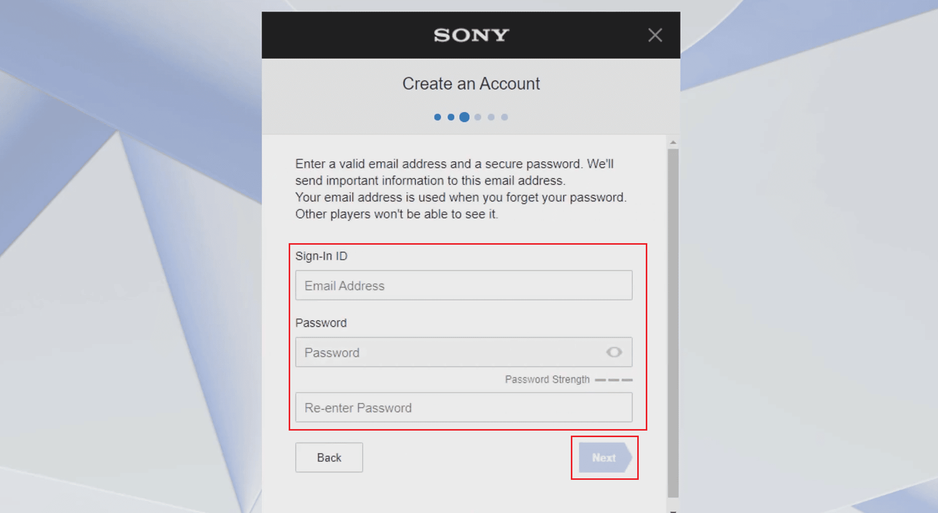 sign in ID, password - Next | add another PSN account to PS4