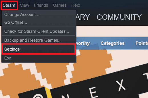 go to Steam Settings. Fix Error Code 130 Failed to Load Web Page Unknown Error