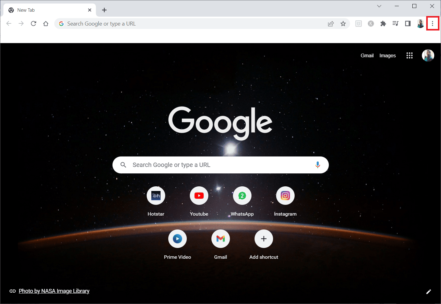 Open Google Chrome and click on the three vertical dots. Fix Error Code 130 Failed to Load Web Page Unknown Error