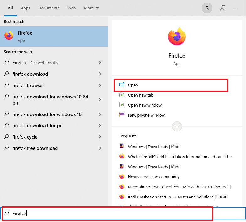 open Firefox. How to Fix Mozilla Firefox Problem Loading Page