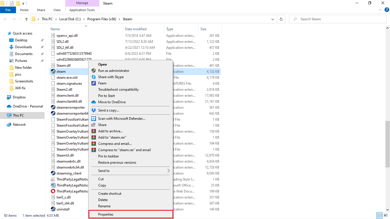 right click on Steam.exe and click Properties. Fix DayZ Unable to Locate a Running Instance of Steam