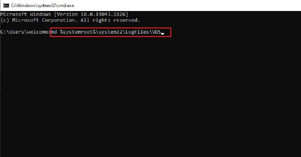 vds command. Fix vds provider Error Code 490 01010004 in Windows 10