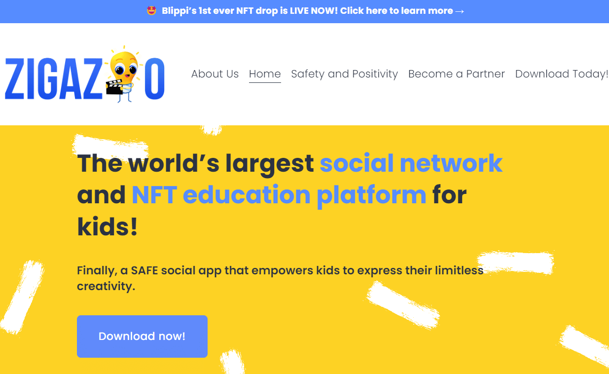 Zigazoo website homepage | Is There a Kid Version of TikTok?