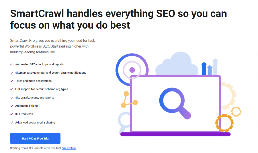 SmartCrawl homepage