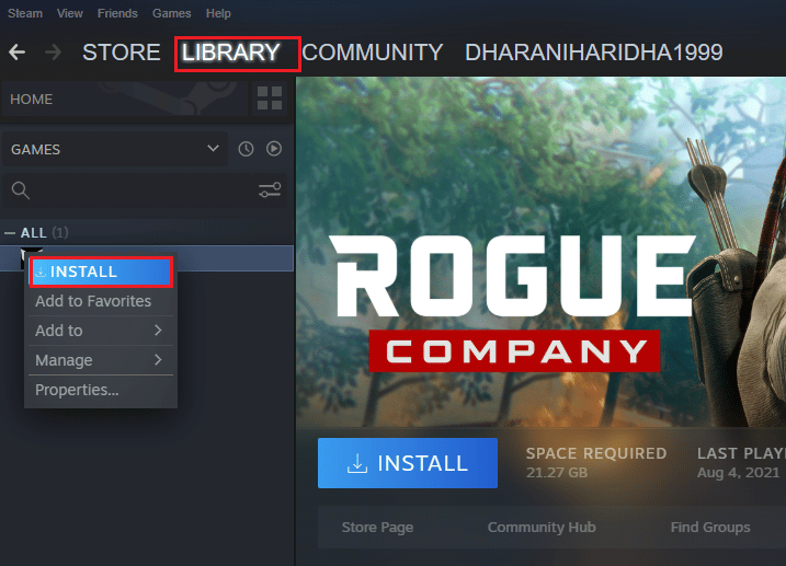 click on Install