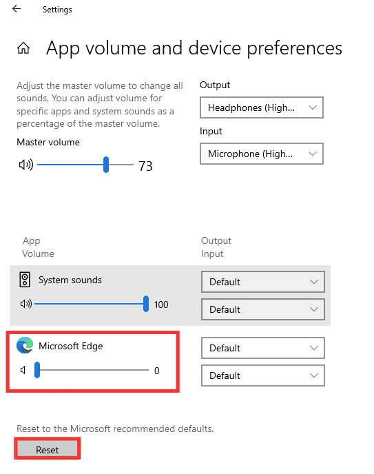 check and increase the volume or click on reset