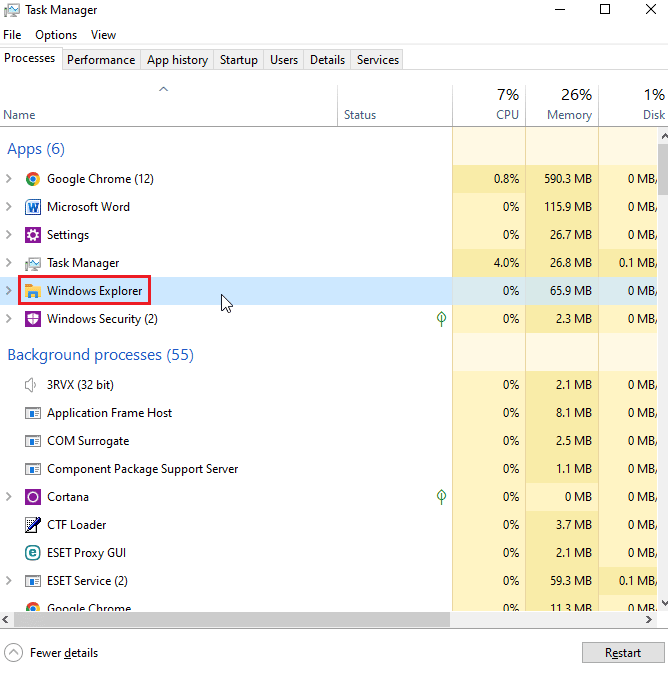 click on windows explorer. How to Rename file in Destination Directory