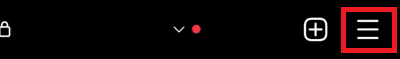 Open your profile page on Instagram and tap on the three horizontal lines at the top right corner