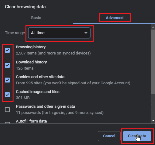 click clear data. Fix Disney Plus Login Page Not Loading