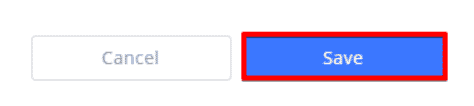 Click on Save