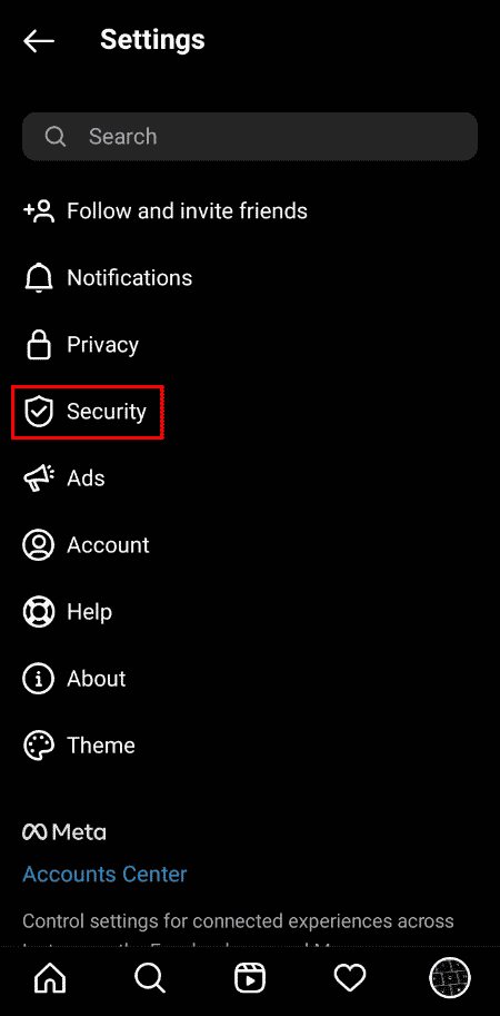 Tap on Security