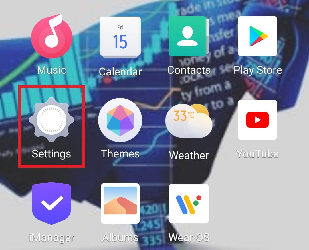 Open Settings. Fix Sling TV Down error 4-402 on Android