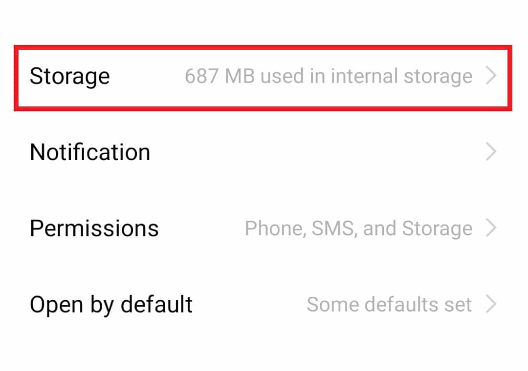 Tap on Storage