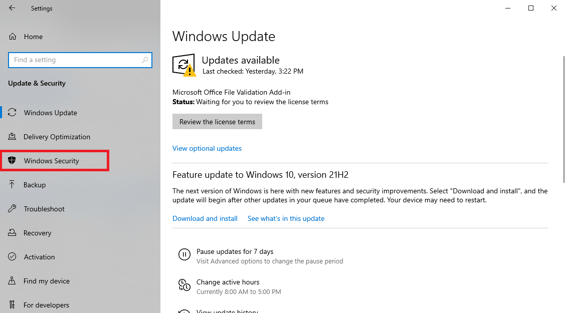 click on windows security. Fix BitTorrent Error the Process Cannot Access in Windows 10