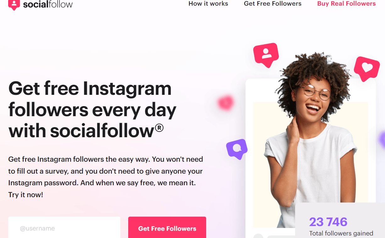 social follow website homepage | Instagram follow bot